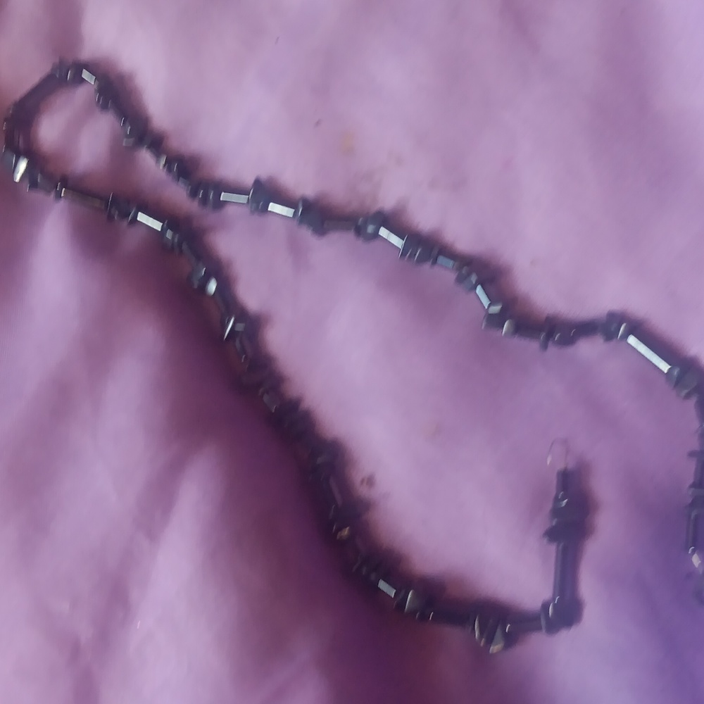 Hematite neckless